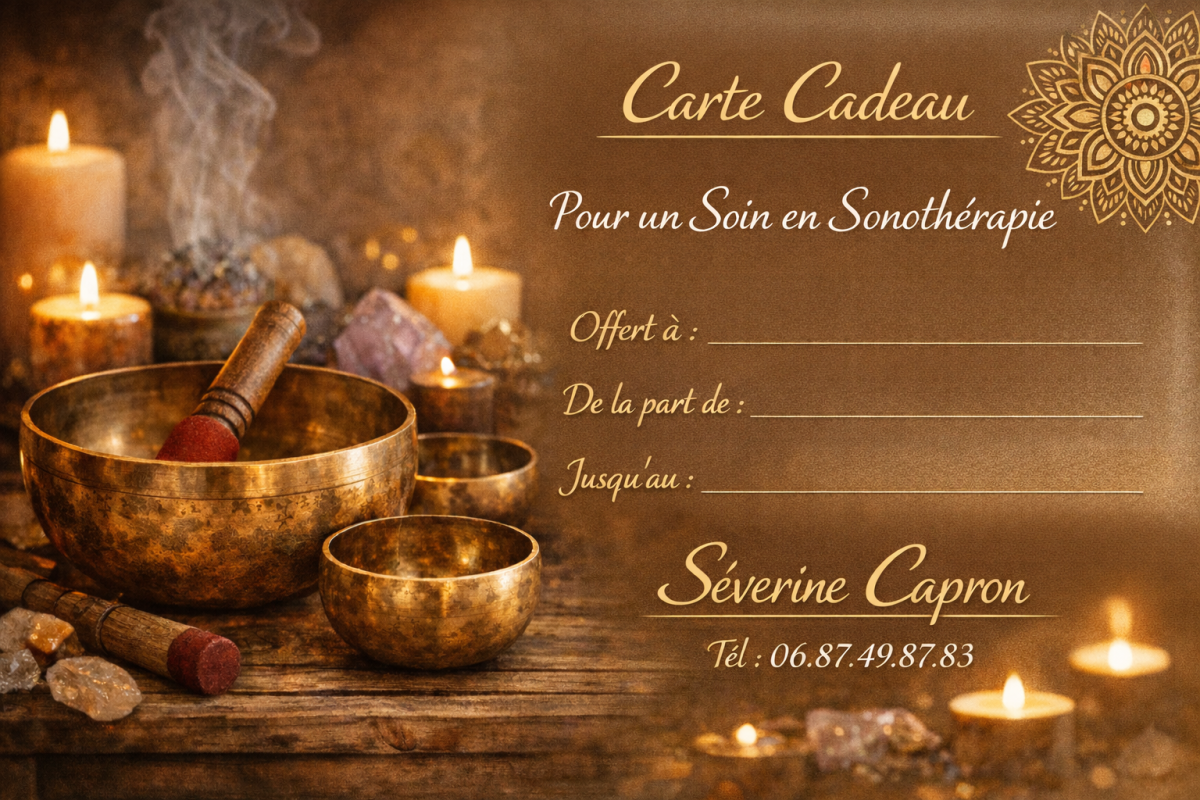 Carte cadeau pour une séance de sonothérapie à Saint-Martin-Boulogne